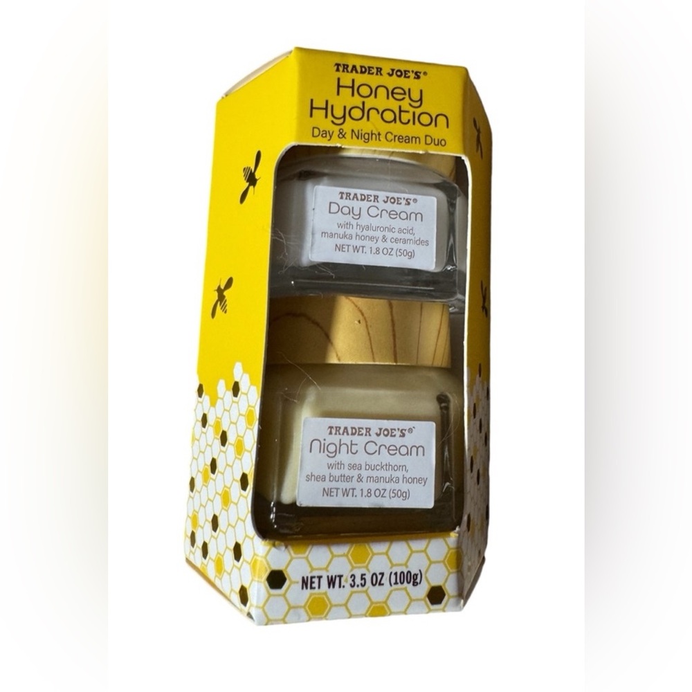 Limited Edition Trader Joe's Honey Hydration
Day and Night Cream Duo NIB